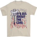 Its All About the Coal Funny BBQ Grill Mens T-Shirt 100% Cotton Sand