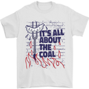 Its All About the Coal Funny BBQ Grill Mens T-Shirt 100% Cotton White
