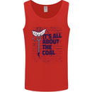 Its All About the Coal Funny BBQ Grill Mens Vest Tank Top Red