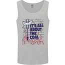 Its All About the Coal Funny BBQ Grill Mens Vest Tank Top Sports Grey
