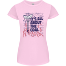 Its All About the Coal Funny BBQ Grill Womens Petite Cut T-Shirt Light Pink