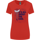 Its All About the Coal Funny BBQ Grill Womens Wider Cut T-Shirt Red