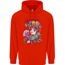 Its Mardi Gras Carnival Childrens Kids Hoodie Bright Red