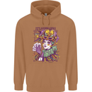 Its Mardi Gras Carnival Mens 80% Cotton Hoodie Caramel Latte