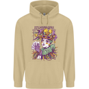 Its Mardi Gras Carnival Mens 80% Cotton Hoodie Sand