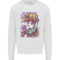 Its Mardi Gras Carnival Mens Sweatshirt Jumper White