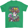 Its Mardi Gras Carnival Mens T-Shirt 100% Cotton Irish Green