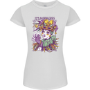 Its Mardi Gras Carnival Womens Petite Cut T-Shirt White