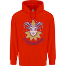 Its Mardi Gras Childrens Kids Hoodie Bright Red