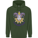 Its Mardi Gras Childrens Kids Hoodie Forest Green
