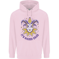 Its Mardi Gras Childrens Kids Hoodie Light Pink