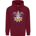 Its Mardi Gras Childrens Kids Hoodie Maroon