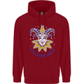 Its Mardi Gras Childrens Kids Hoodie Red