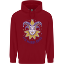 Its Mardi Gras Childrens Kids Hoodie Red