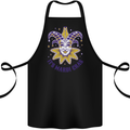Its Mardi Gras Cotton Apron 100% Organic Black