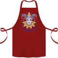 Its Mardi Gras Cotton Apron 100% Organic Maroon