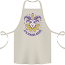 Its Mardi Gras Cotton Apron 100% Organic Natural