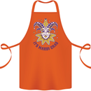 Its Mardi Gras Cotton Apron 100% Organic Orange