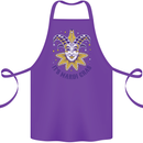 Its Mardi Gras Cotton Apron 100% Organic Purple