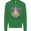 Its Mardi Gras Kids Sweatshirt Jumper Irish Green
