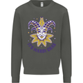 Its Mardi Gras Kids Sweatshirt Jumper Storm Grey
