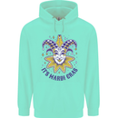 Its Mardi Gras Mens 80% Cotton Hoodie Peppermint