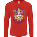 Its Mardi Gras Mens Long Sleeve T-Shirt Red