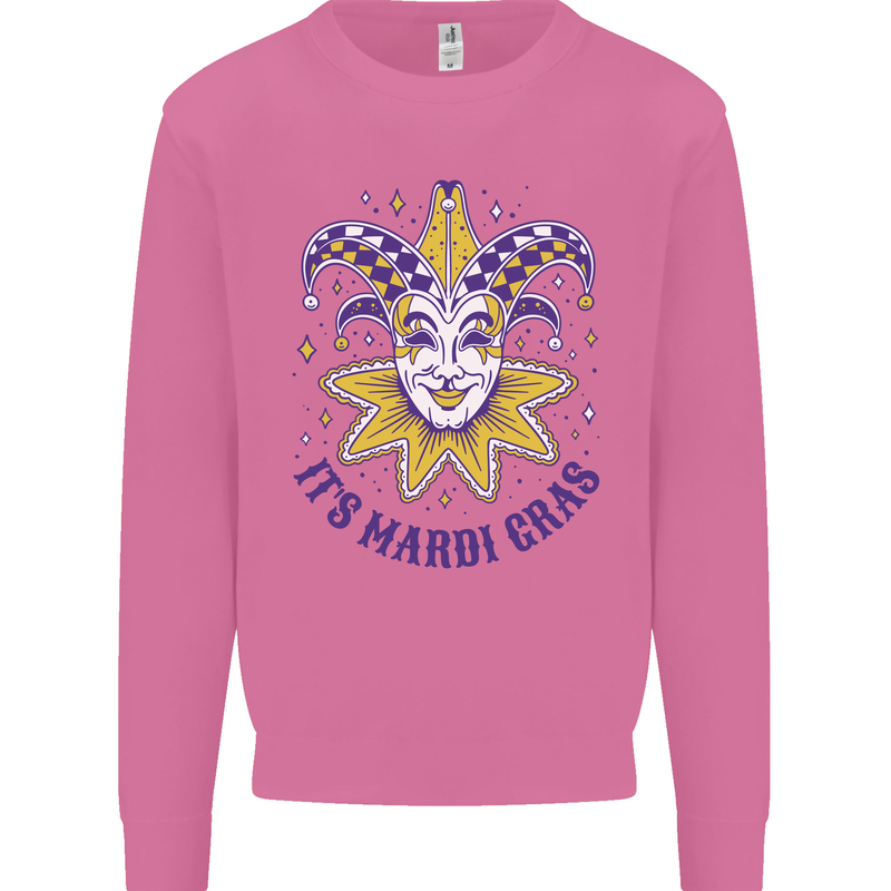 Its Mardi Gras Mens Sweatshirt Jumper Azalea