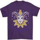 Its Mardi Gras Mens T-Shirt 100% Cotton Purple