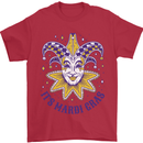 Its Mardi Gras Mens T-Shirt 100% Cotton Red