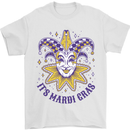 Its Mardi Gras Mens T-Shirt 100% Cotton White