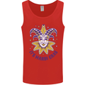 Its Mardi Gras Mens Vest Tank Top Red
