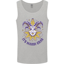 Its Mardi Gras Mens Vest Tank Top Sports Grey