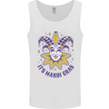 Its Mardi Gras Mens Vest Tank Top White