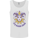 Its Mardi Gras Mens Vest Tank Top White
