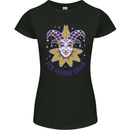 Its Mardi Gras Womens Petite Cut T-Shirt Black