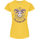 Its Mardi Gras Womens Petite Cut T-Shirt Yellow