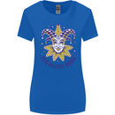 Its Mardi Gras Womens Wider Cut T-Shirt Royal Blue