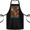 Its Not Hoarding Funny Vinyl Records Turntable Cotton Apron 100% Organic Black