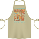 Its Not Hoarding Funny Vinyl Records Turntable Cotton Apron 100% Organic Khaki