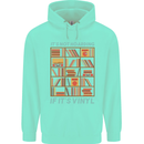 Its Not Hoarding Funny Vinyl Records Turntable Mens 80% Cotton Hoodie Peppermint