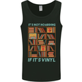 Its Not Hoarding Funny Vinyl Records Turntable Mens Vest Tank Top Black