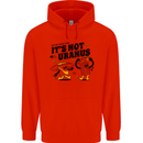 Its Not Uranus Funny Climate Change Childrens Kids Hoodie Bright Red