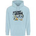 Its Not Uranus Funny Climate Change Childrens Kids Hoodie Light Blue