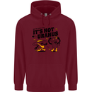 Its Not Uranus Funny Climate Change Childrens Kids Hoodie Maroon