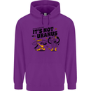 Its Not Uranus Funny Climate Change Childrens Kids Hoodie Purple
