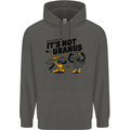 Its Not Uranus Funny Climate Change Childrens Kids Hoodie Storm Grey