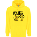 Its Not Uranus Funny Climate Change Childrens Kids Hoodie Yellow