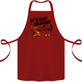 Its Not Uranus Funny Climate Change Cotton Apron 100% Organic Maroon