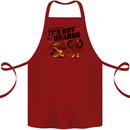 Its Not Uranus Funny Climate Change Cotton Apron 100% Organic Maroon